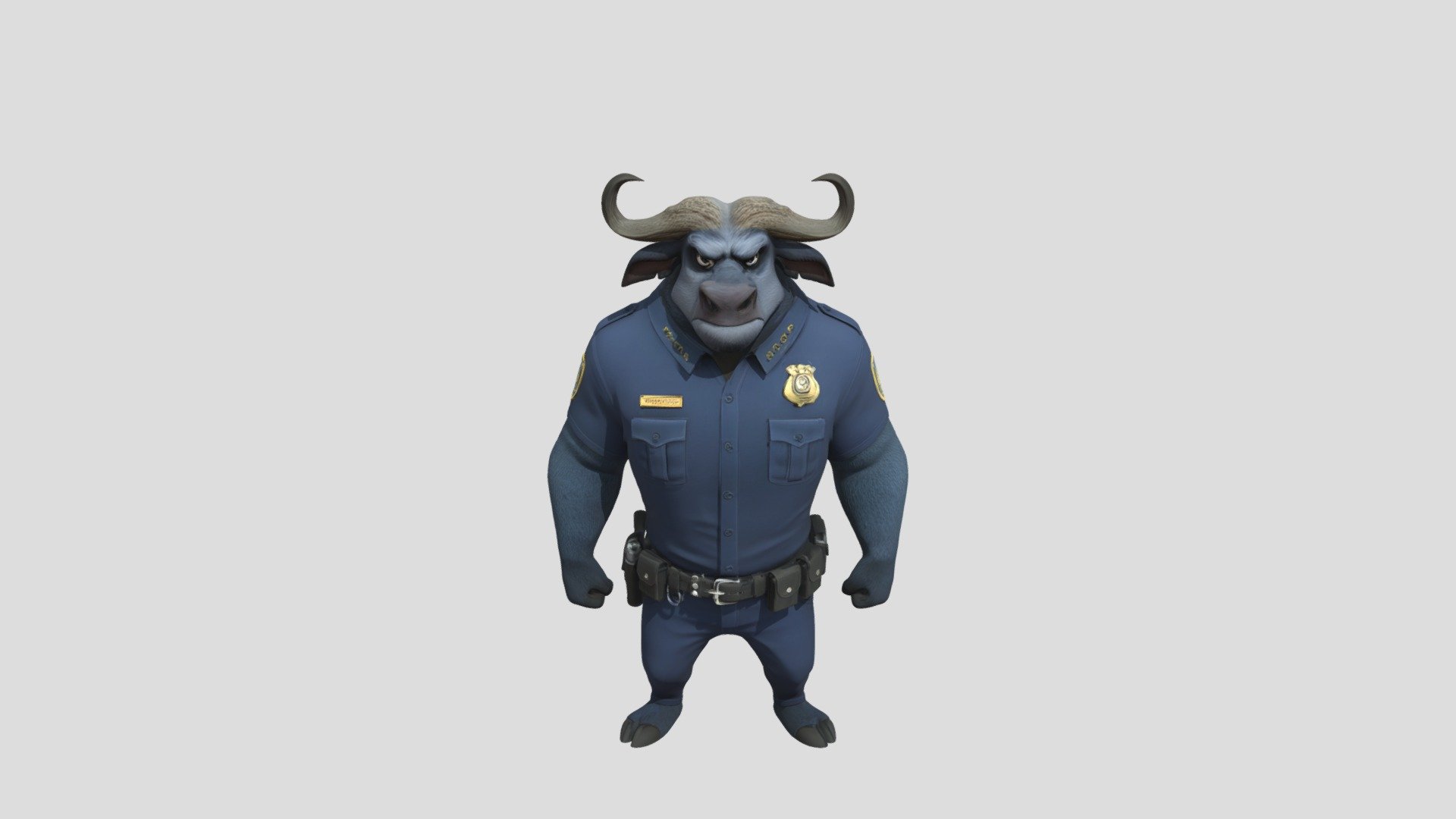 Chief Bogo Zootopia 2 - 3D model by aicinema1987 [94188f6] - Sketchfab
