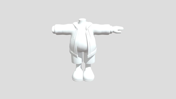 Sans SSBU Body Model Only 3D Model