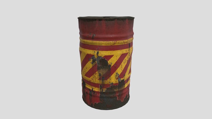 Red Barrel 3D Model