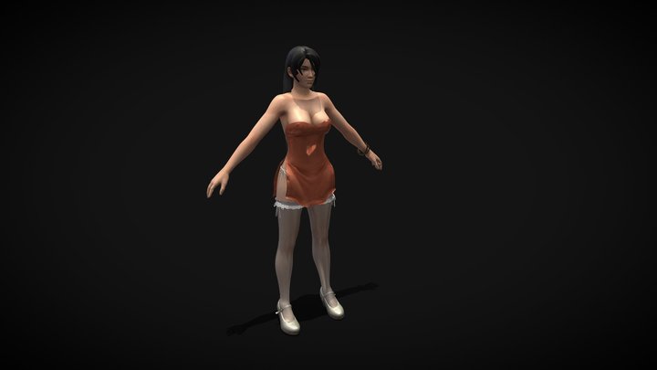 Leia Girl Model 3D Model