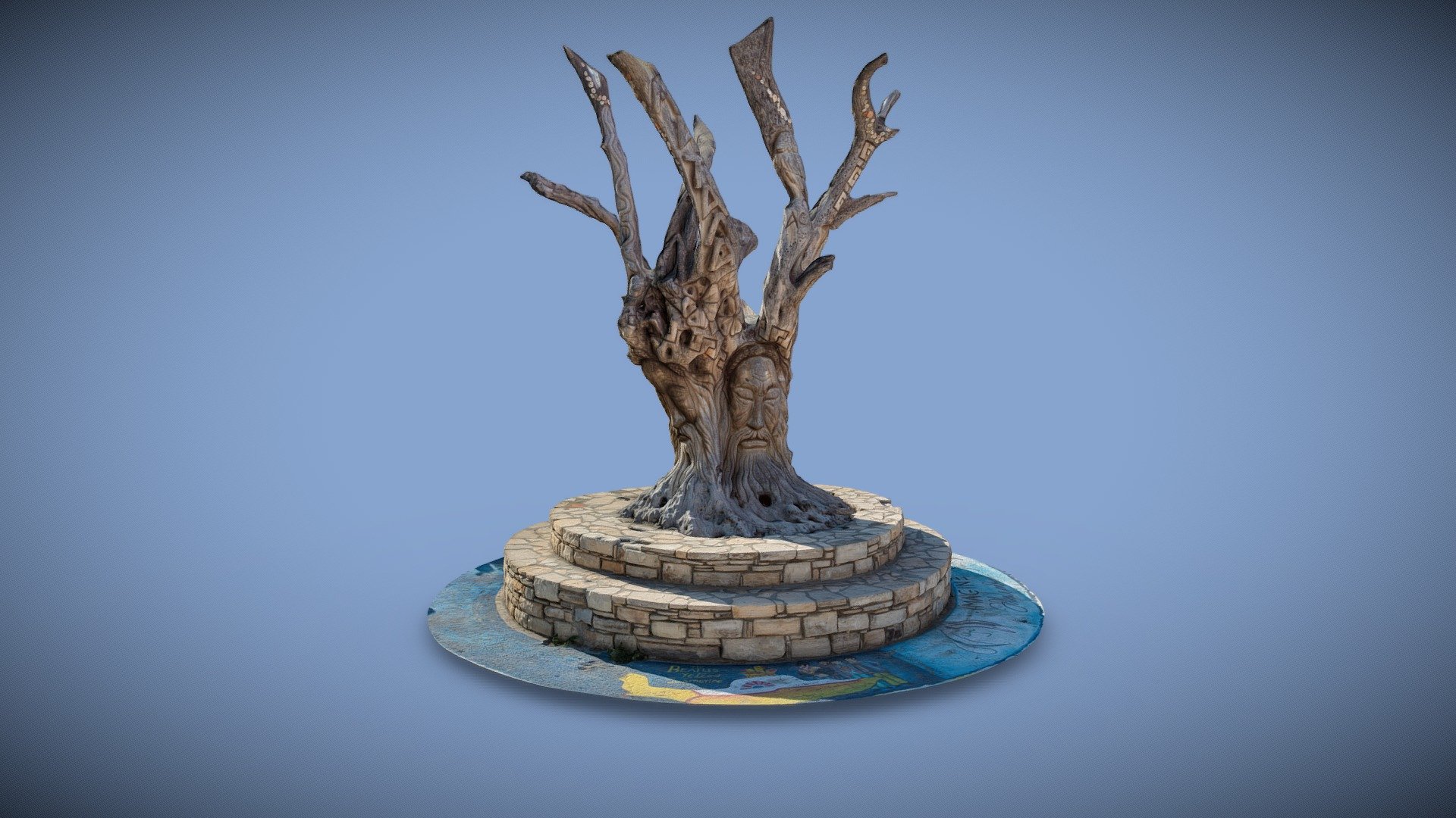 Matala Hippie Tree Crete Greece - Buy Royalty Free 3D model by Vasilis ...