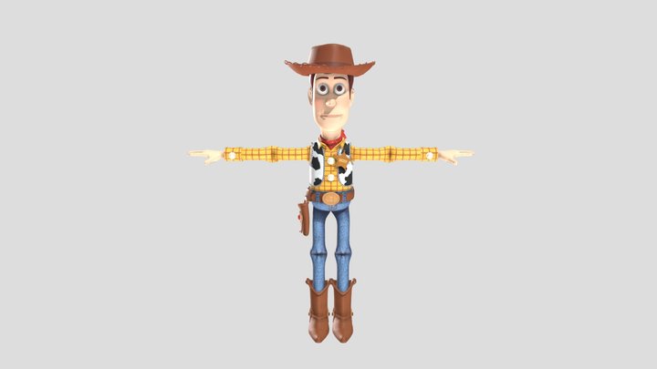 Woody 3D Model