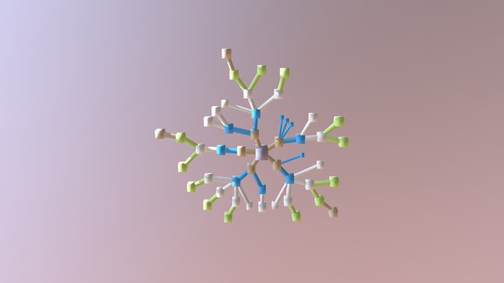 Radial Tree 3D Model