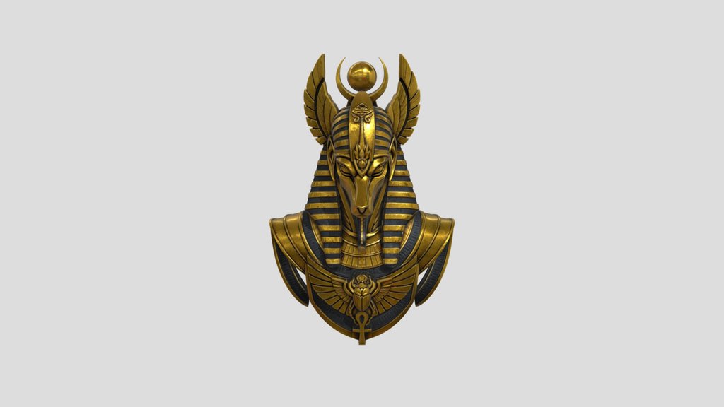 Golden Winged Anubis