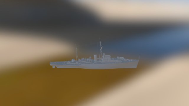 HMS Black Swan 3D Model