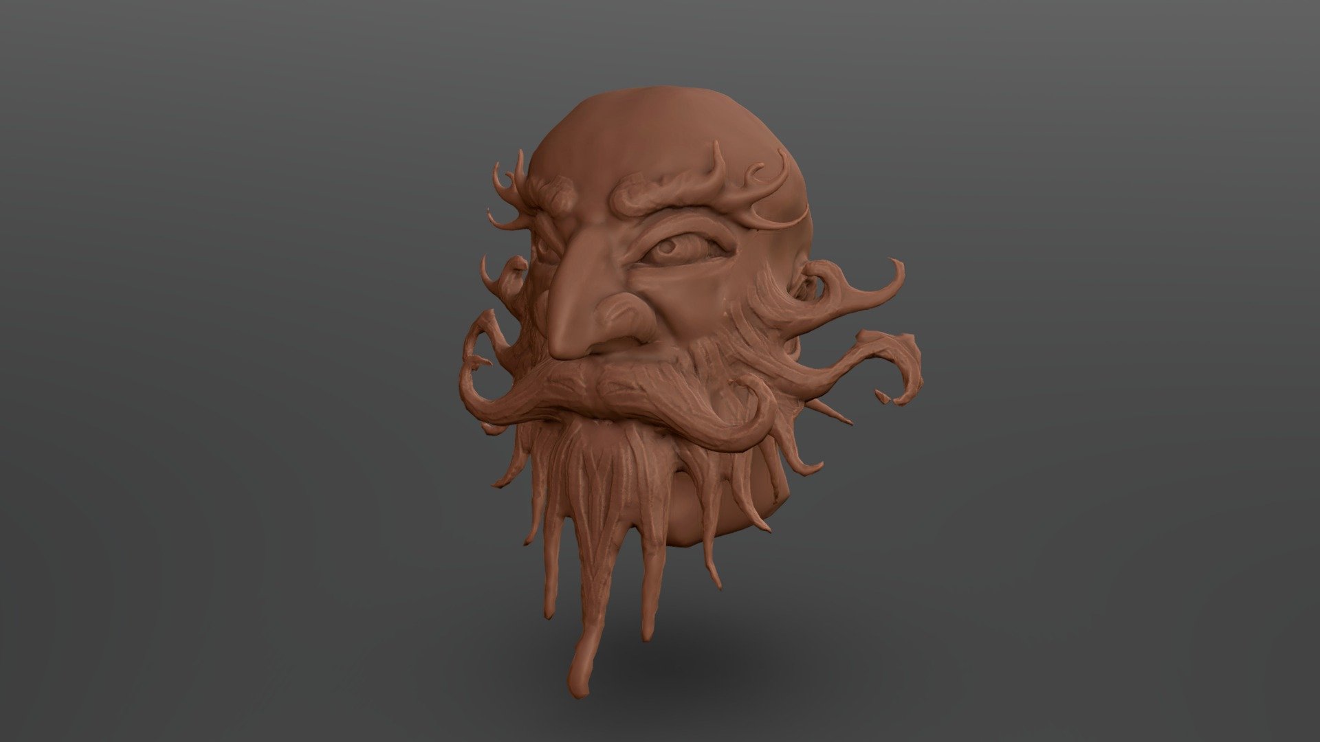 SculptJanuary2021 - Day 06 - Uncontrollable Hair