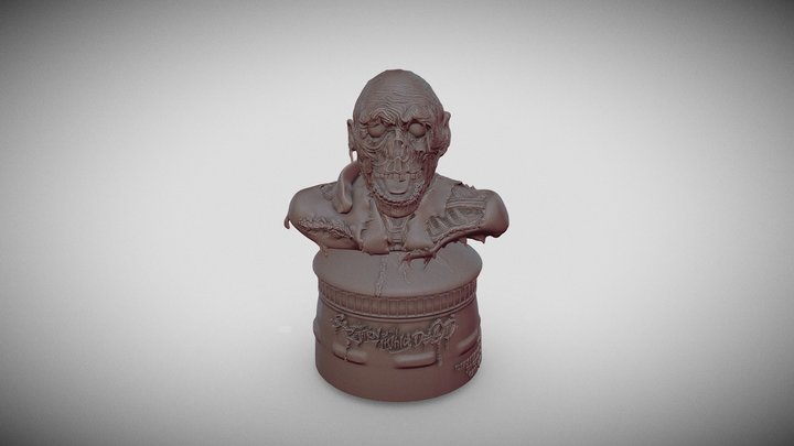 braiiiiiin bust 3D Model