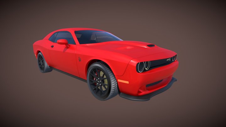 Dodge Challenger SRT Hellcat 2015 3D Model