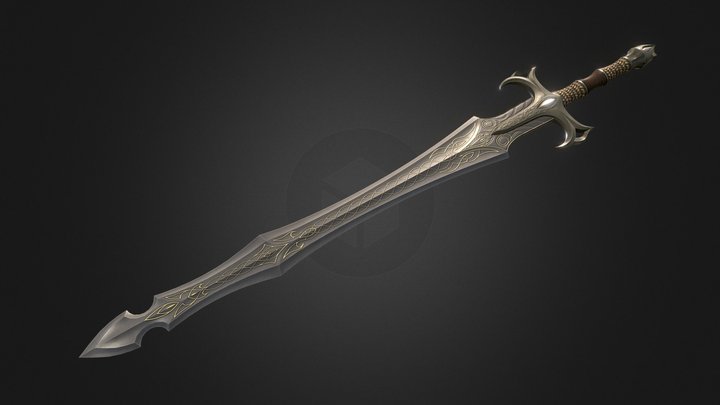 Gothic 3 Inquisitor Sword 3D Model