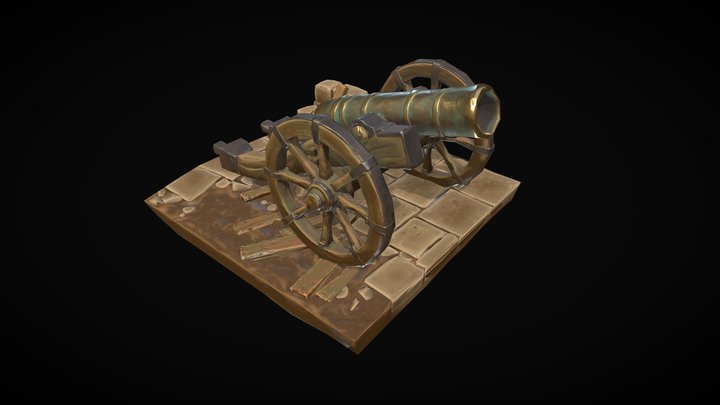 [Student Work] Old Cannon 3D Model