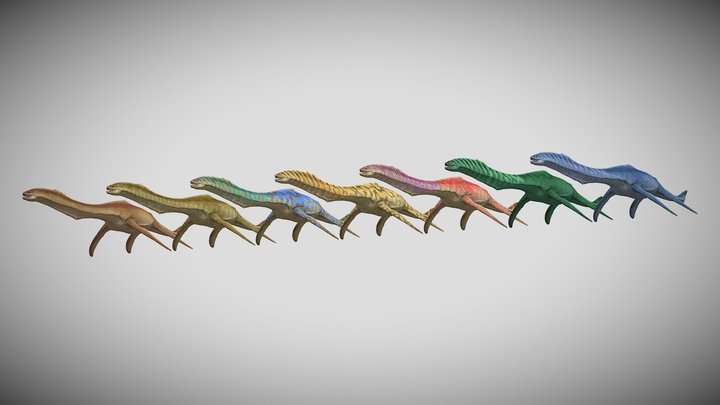 JWE3 Styxosaurus Pack – Free 3D Model STL