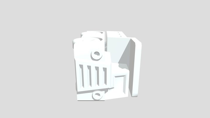 Small Dump Truck 3D Model