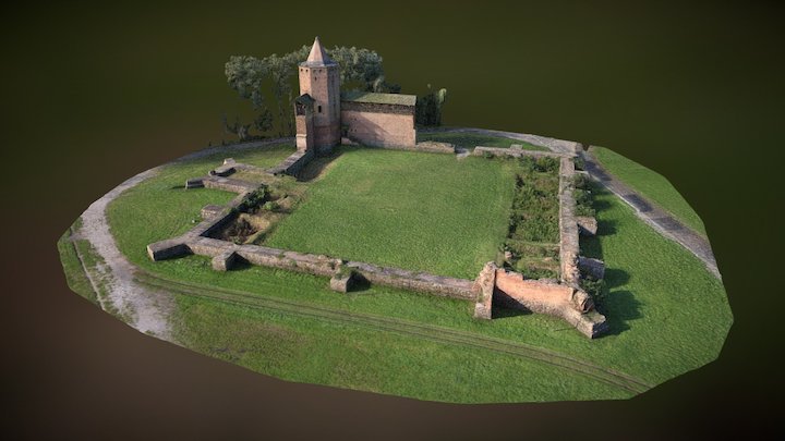 Zamek Książąt Mazowieckich w Rawie Mazowieckiej 3D Model
