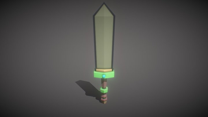 Sword from tutorial 3D Model