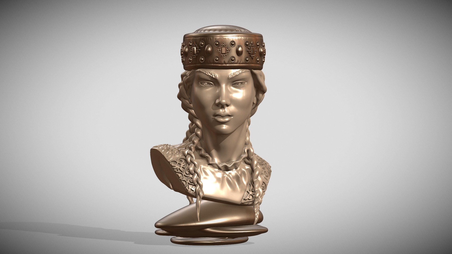 bust of an asian girl - Buy Royalty Free 3D model by spartankaKst ...