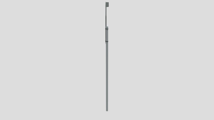 Light Pole - Version 5 (lowpoly for games) 3D Model