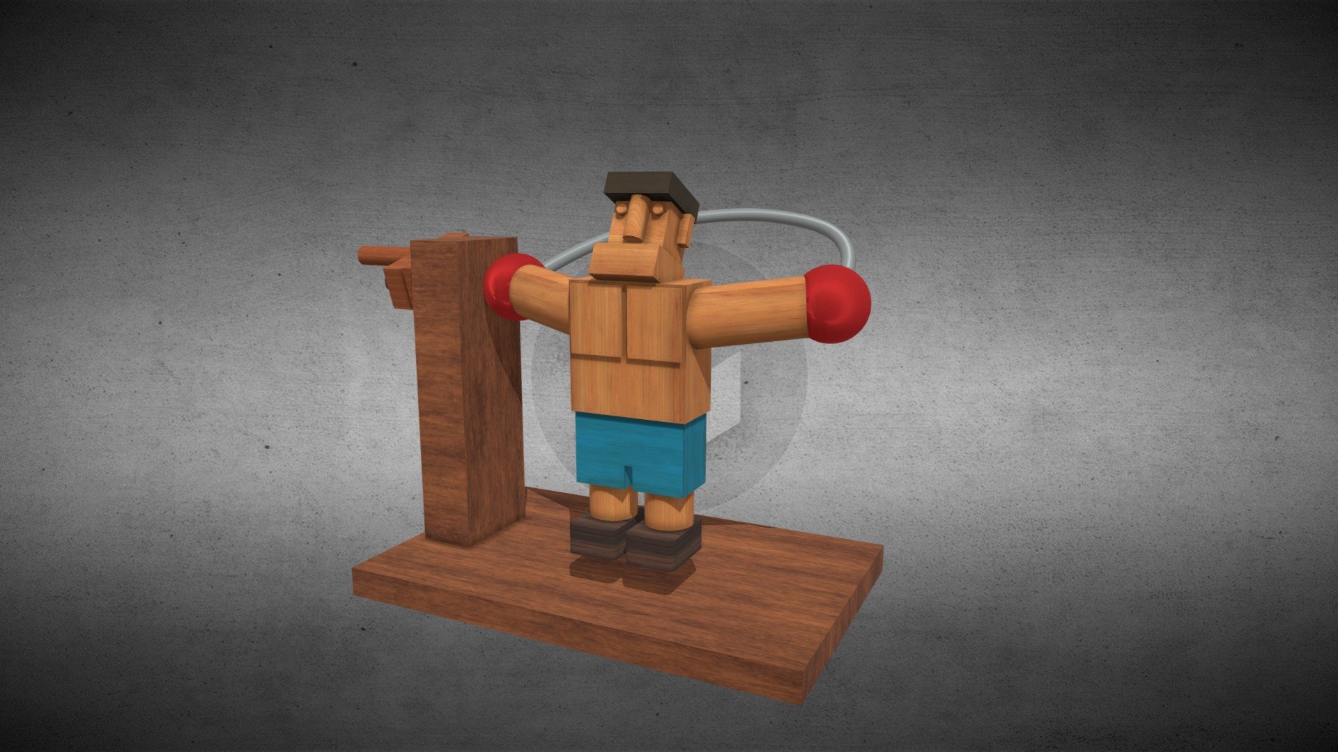Skipping Rope Wooden Toy