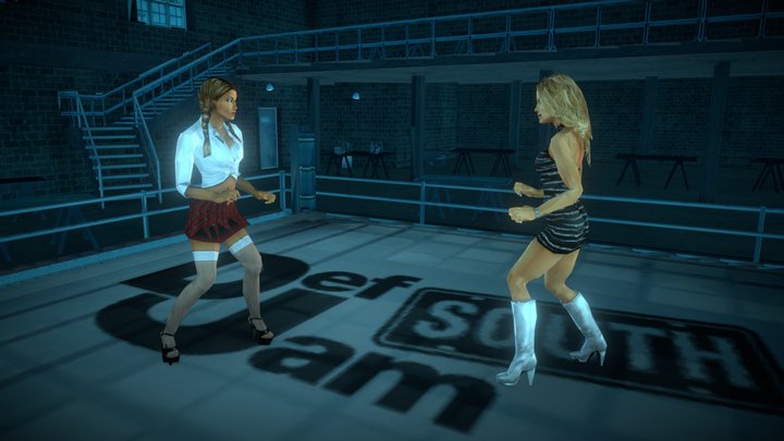 Def Jam Vendetta: Penny vs. Deja 3D Model