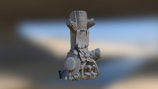 Grave Monument for a Little Girl
