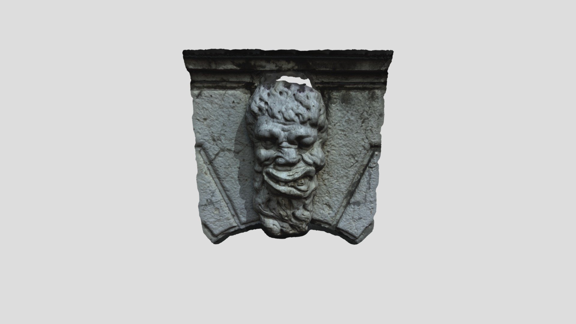 maschera in marmo