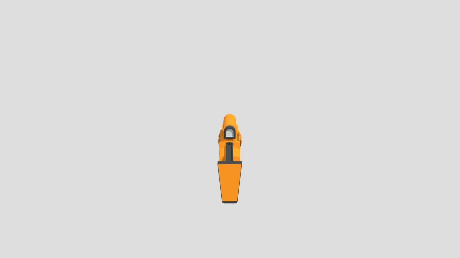 Low Poly 3d gun
