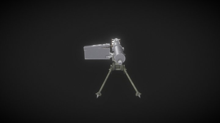 HF - Maschinengewehr 08 3D Model