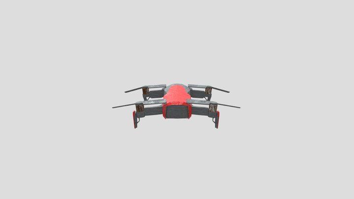 Textured Drone 3D Model