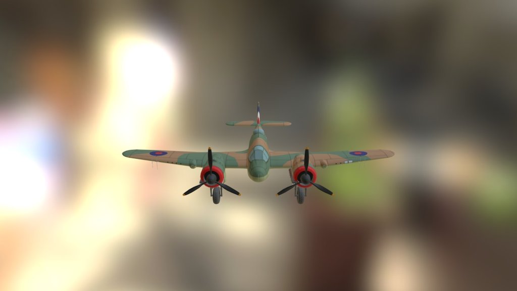 Beaufighter — Sketchfab embed 3D viewer