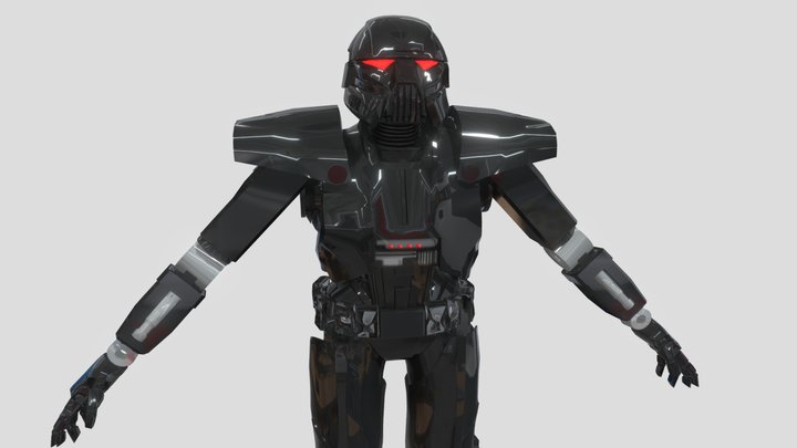 Phase 3 Dark Trooper [Star Wars The Mandalorian] 3D Model