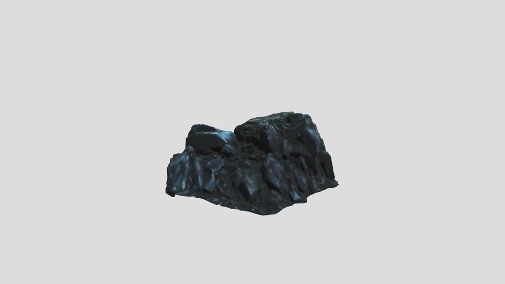 Low Poly Alpine Rocks 5