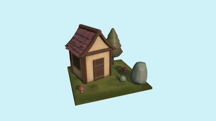 Little House 3D Model