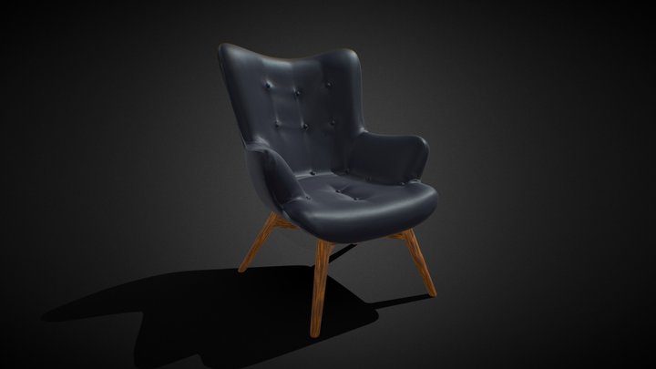 retopología de sillón - armchair retopology 3D Model