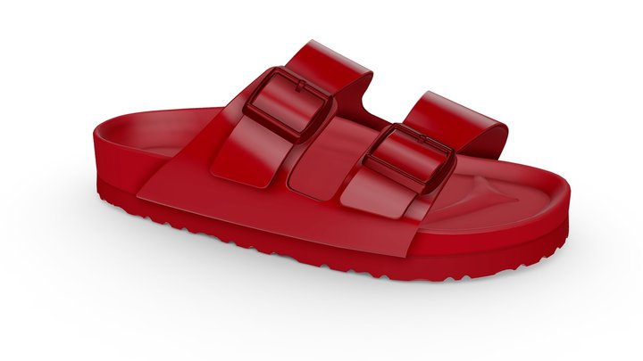 Birkenstock Arizona Valentino 3D Model