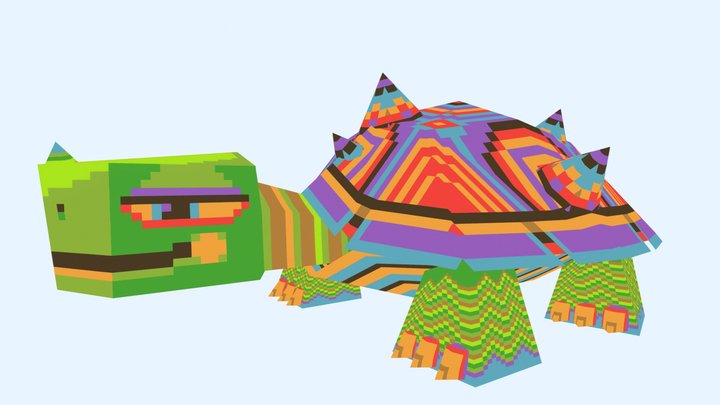 fancy turtle 3D Model