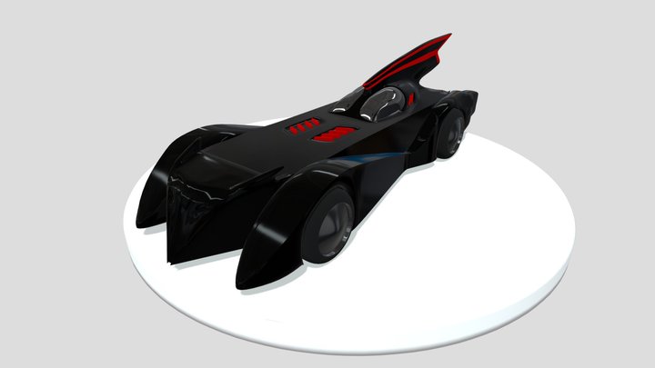 Batmobile 3D Model