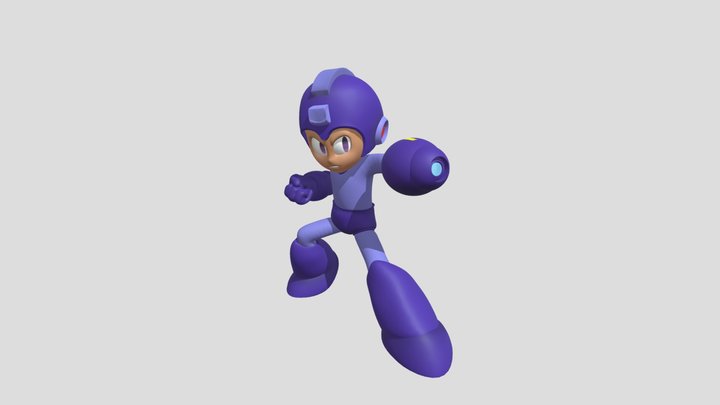 Megaman 3D Model