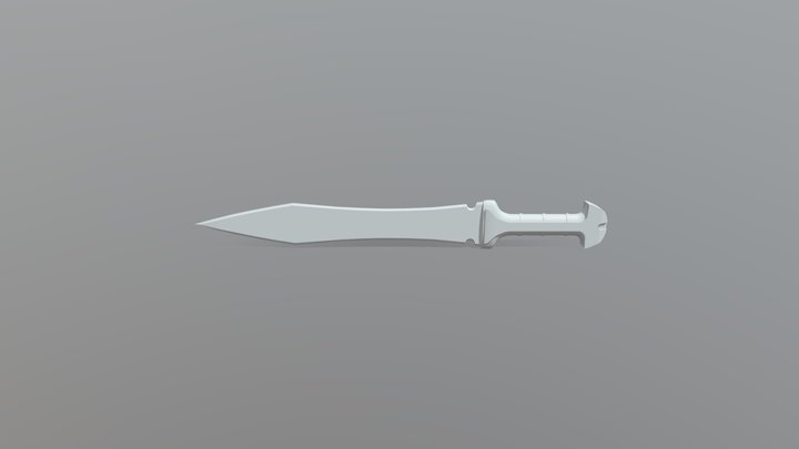 Gladiator Sword 3D Model