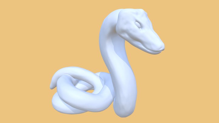 Snake Creature 3D Model