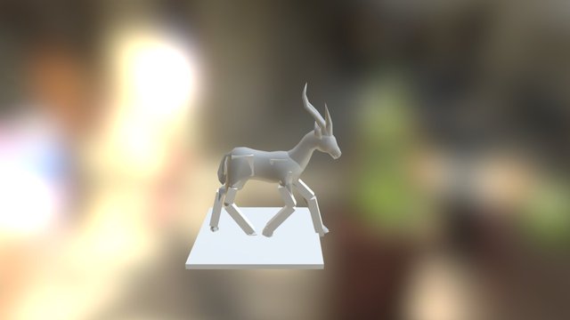 Gazelle V01 02 3D Model