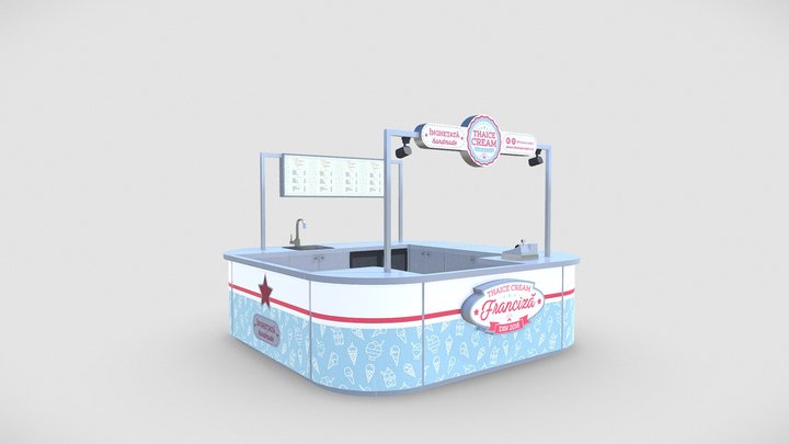 Graphis Advertising - Randare insulă Mall Thaice 3D Model