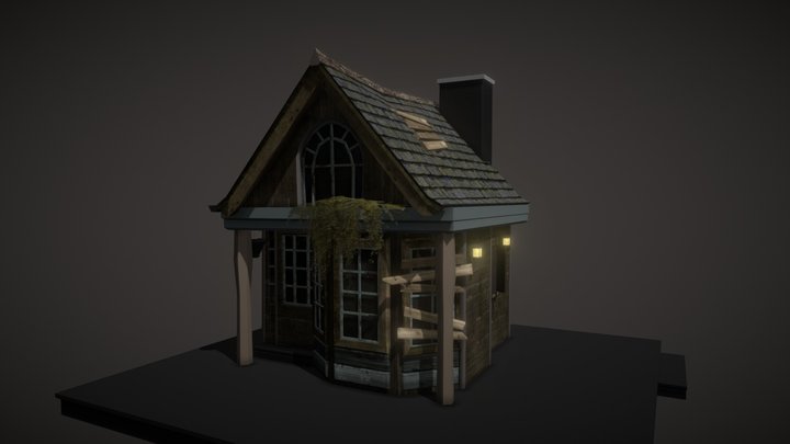 Forest Loner - House Model (WIP) 3D Model