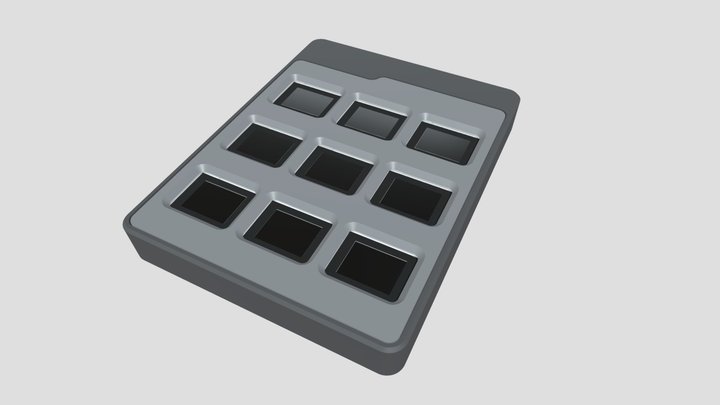 Keybon – Adaptive Macro Keyboard 3D Model