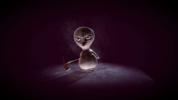 Sinister Bird 3D Model