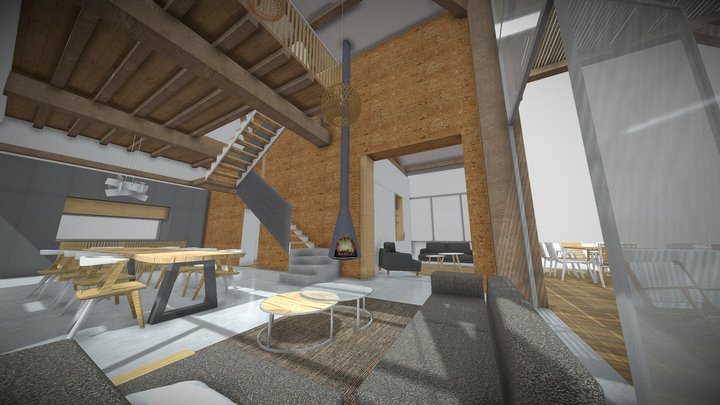 Saint ondras PROJET Pergolas 3D Model
