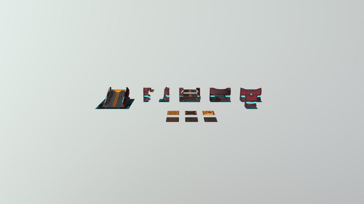 Wall Sections Master (Modular Assests) 3D Model