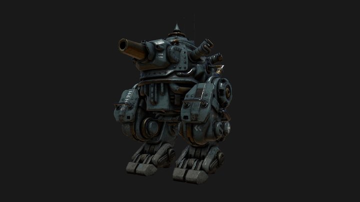 Mech Tank 3D Model