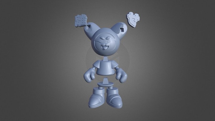 Tokiya Mascot Print 3D Model