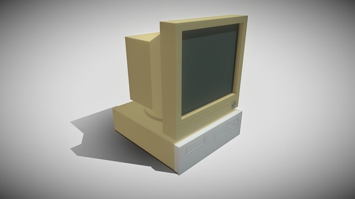 Retro Computer Model 3D Model