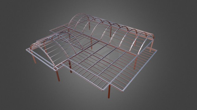 Vault-Roof-Structure1507 3D Model