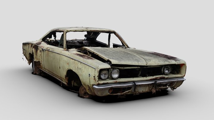Wreck Coupe (Raw Scan) 3D Model